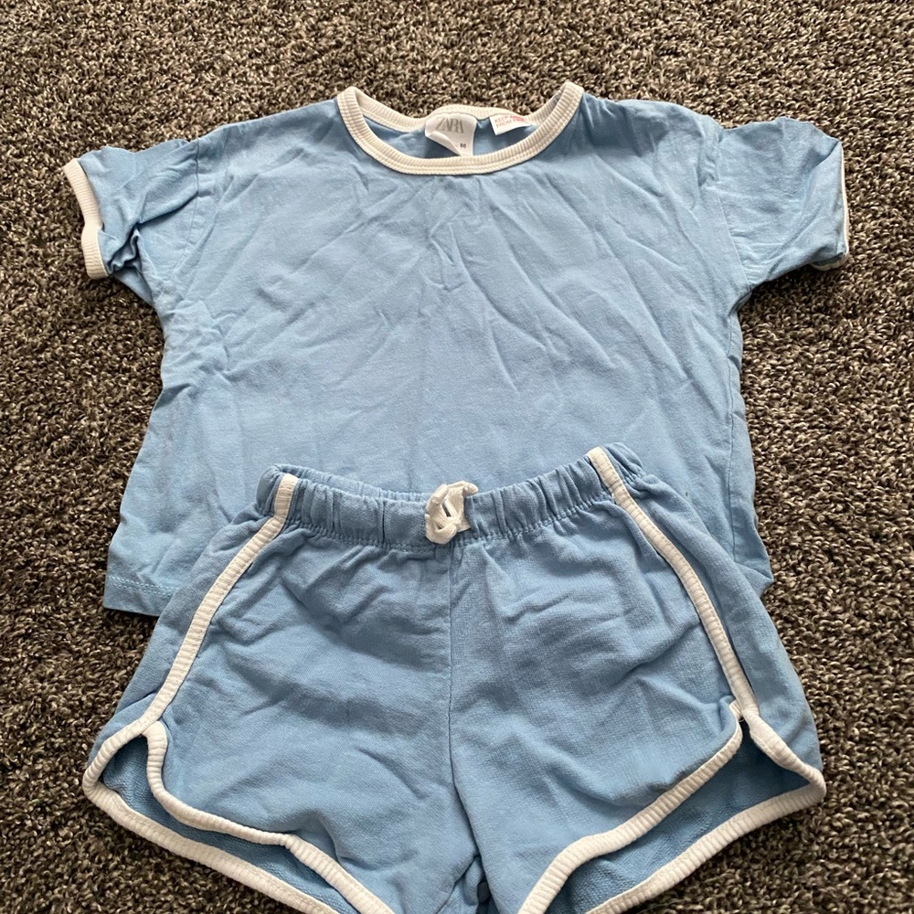 Zara Light Blue Kids Set